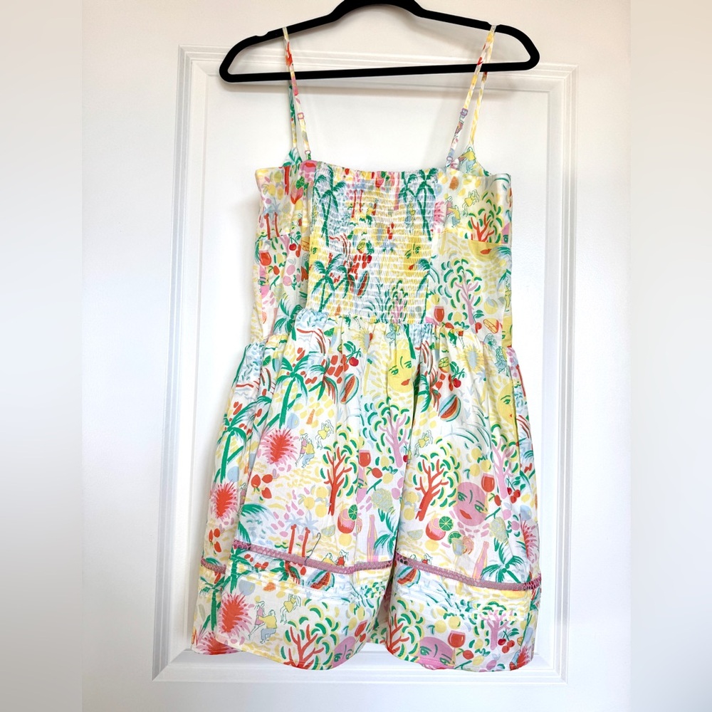 NWT!! ROLLER RABBIT x TARGET Women's Vacation Drop Waist Mini Dress Size Medium - Picture 7 of 14